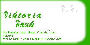 viktoria hauk business card